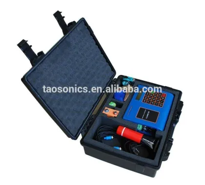 Dalian factory price portable type ultrasonic clamp on water flow meters