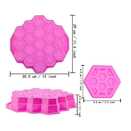 Stampo per la torta in silicone a nido d&#39;ape flessibile