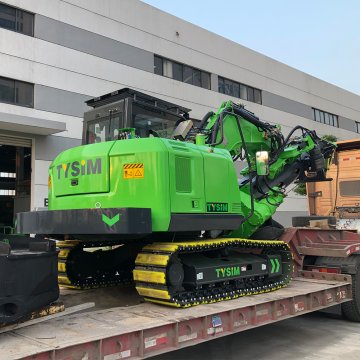 TYSIM Maximum Traveling Speed 5.6kw/h Drilling Pile Driving Rig