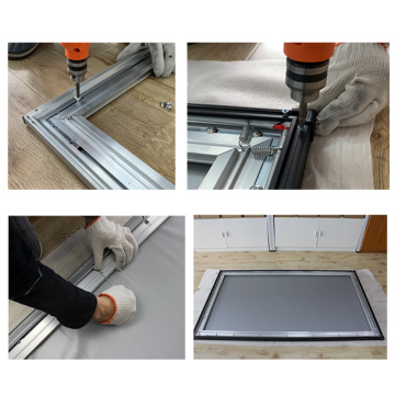 Super Slim 1cm Aluminum Frame for 92 Inch Screen