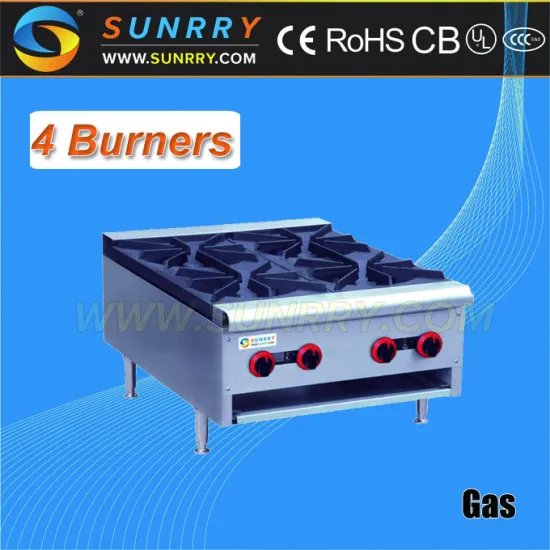 Commercial equipment built-in portable 4 burner freestanding gas stove cooker temperature control valve for sale