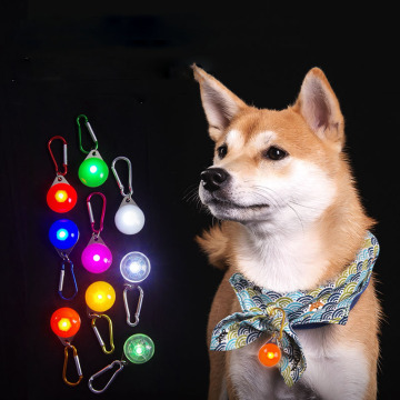 LED Flashlight Dog Cat Collar Glowing Pendant Night Safety Pet Leads Necklace Luminous Bright Decoration Collars For Dogs