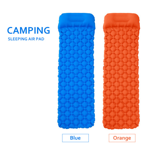 thermal camping mattress Pump Sleeping Pad with pillow For Traveling Factory