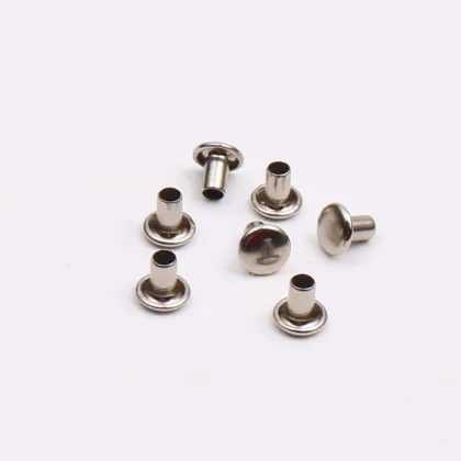 factory manufacturer direct sale metal double head snap rivets for garment