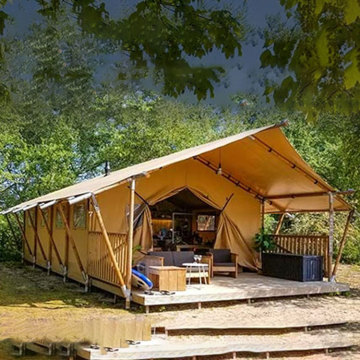 High Quality Outdoor Solid Wood Frame Roof Tent Luxury Design