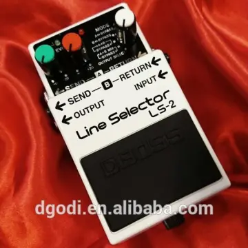 customly made guitar effects pedal and line selector switch