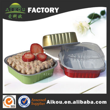 Food grade household catering bakery aluminum contaienr for baking
