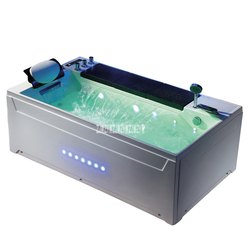 High-quality 1.8M Bathtub HS-B001 Household Massage Bathtub Home Bathroom Acrylic Bathtub 110V/220V 1.5P 3000W (1800*1000*660mm)