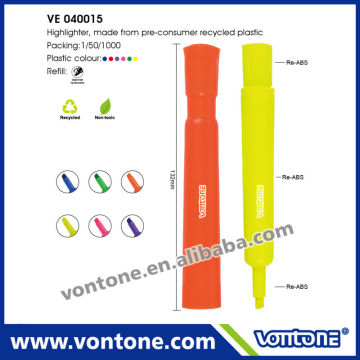 promotional recycled plastic office highlighter
