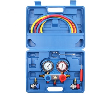 VIKTEC Liquid Pressure Gauge Set for Car Air Conditioner Refrigerant