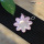 Kids Bag Decorative Purple Flower PVC Pendant