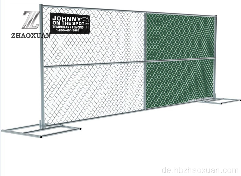 Hochwertiger Temperienzaun für den Bau