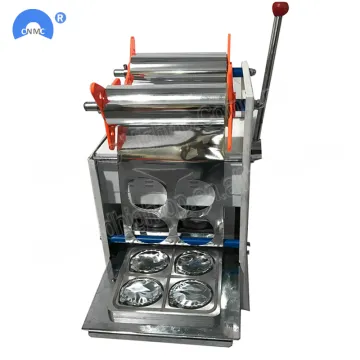 Table Manual Plastic Yogurt Ice Cream Cup Sealing Machine With Cheap Price