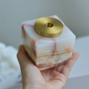 7cm Onyx Marble Stone Perfume Bottle: A Luxurious Addition to Your Home Hotel Décor
