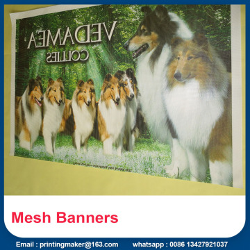 Outdoor Printed Mesh Banners On the Cheap