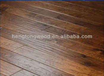 Pure handscraped Hickory engineered wood flooring, RLX165X9.5/1.5mm