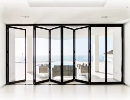 Aluminium Folding Door Price Exterior Patio Accordion Door