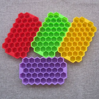Honeycomb Ice Freezer 37 cavities Silicone Ice Jelly Tray
