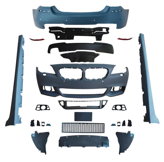 MT Style Later Stage Body Kit with Front Rear Bumper and Side Skirts for BMW 5 Series F10 F18 2014-2017