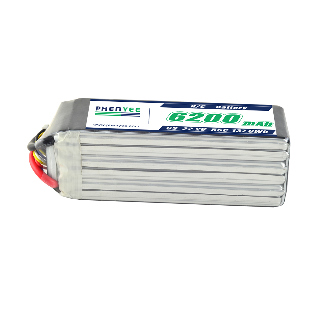 6200mAh 6s 22,2V 55c RC Airplane Battery