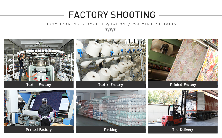 Жаккардовая трикотажная ткань с принтом DTY для одежды