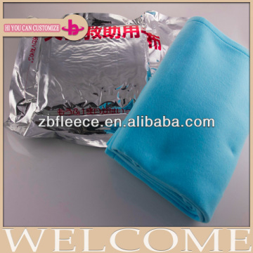 chinese factory price soft feel 100% polyester Eco-friendly emergency rescue blanket