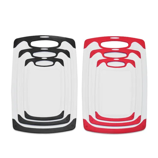 Smartpan Kitchen 3-Piece Set: Durable Plastic Food Chopping Mats and Cutting Boards for Home Cooking