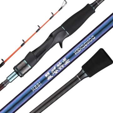 1.85m Squid Jigging Fishing Rod - FUJI Guide Ring, Titanium Alloy, Soft Tips