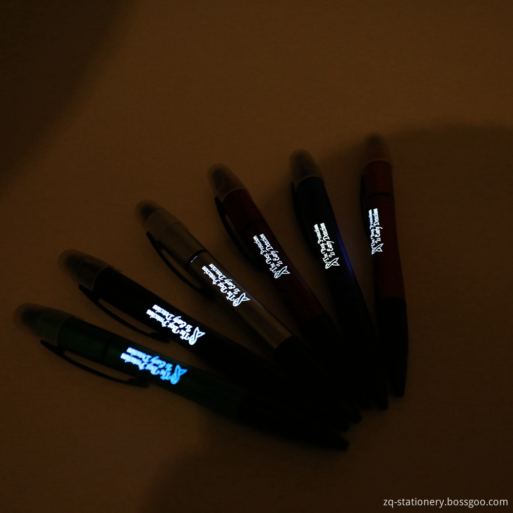 Glow LED Light Pen Writing in the Dark