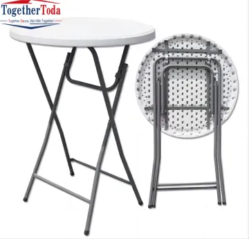 Outdoor Leisure Round Table Folding Table Dining Table