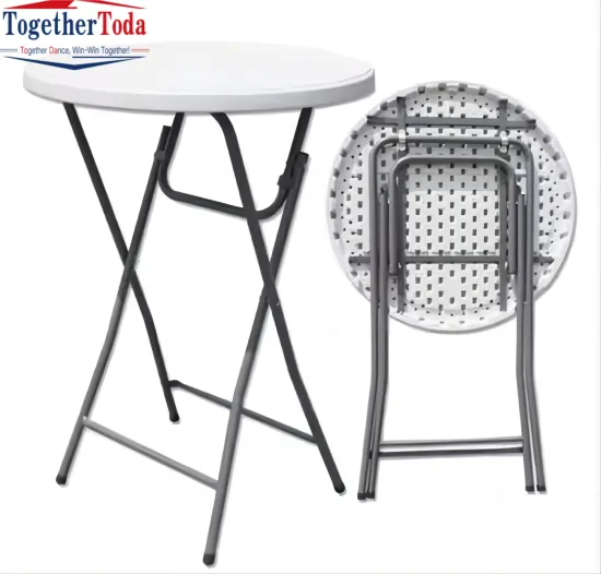 Outdoor Leisure Round Table Folding Table Dining Table