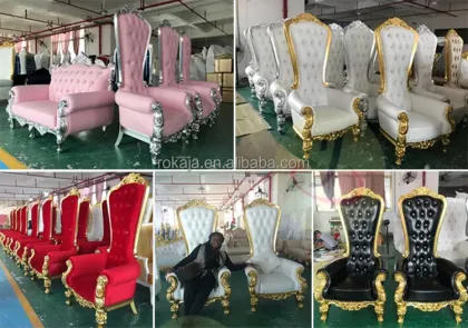 Luxury Royal Wedding Throne Chairs