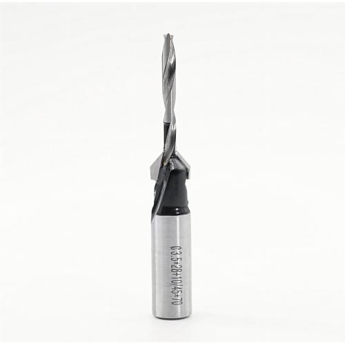 Alloy solid carbide step drill bit