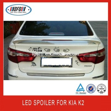 AUTO REAR ABS PLASTIC FOOT SPOILER FOR K2 WITH LED LIGHT