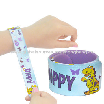 High quality magic silicone wrist slap band