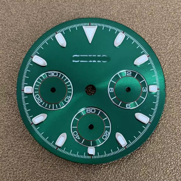 VK63 Quartz Movement Watch Accessories: Literate Pointer, Precision Steel Case, Sapphire Glass, and Dial