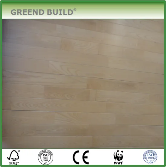 Water resistant Natural solid wood gym flooring