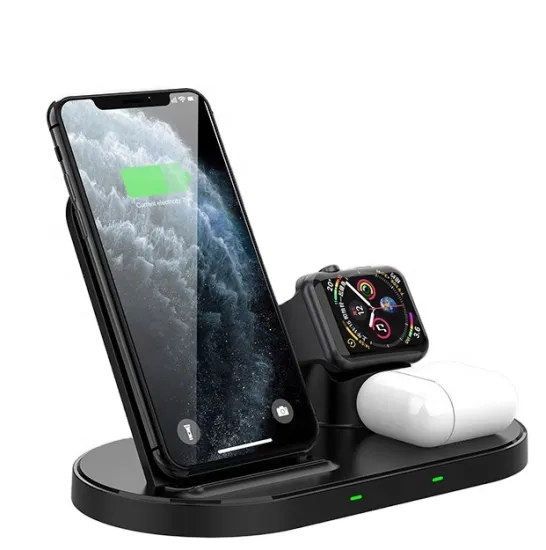 15W 3-in-1 Wireless Phone Charger & Charging Station