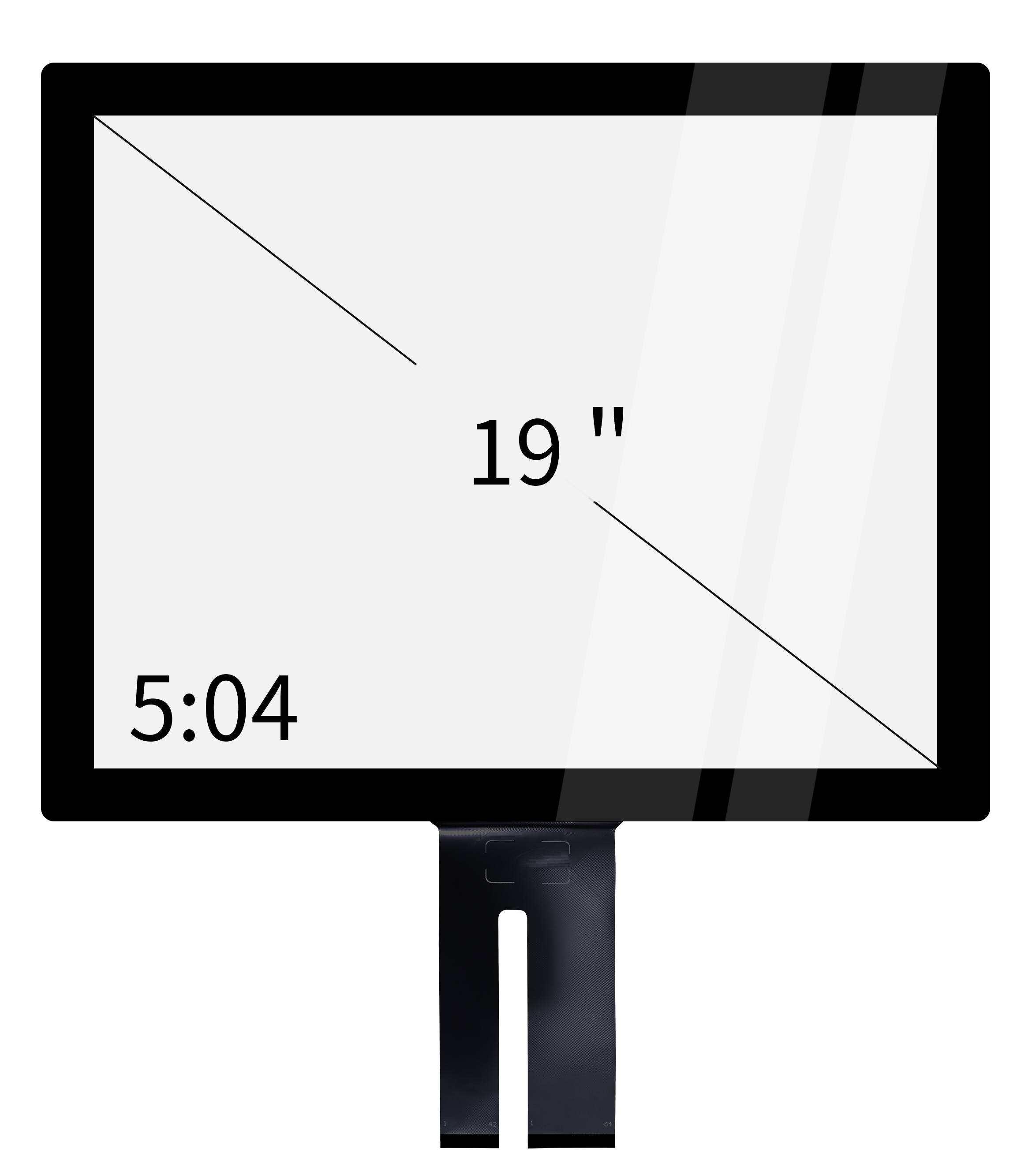 19 inch capacitive touch screen