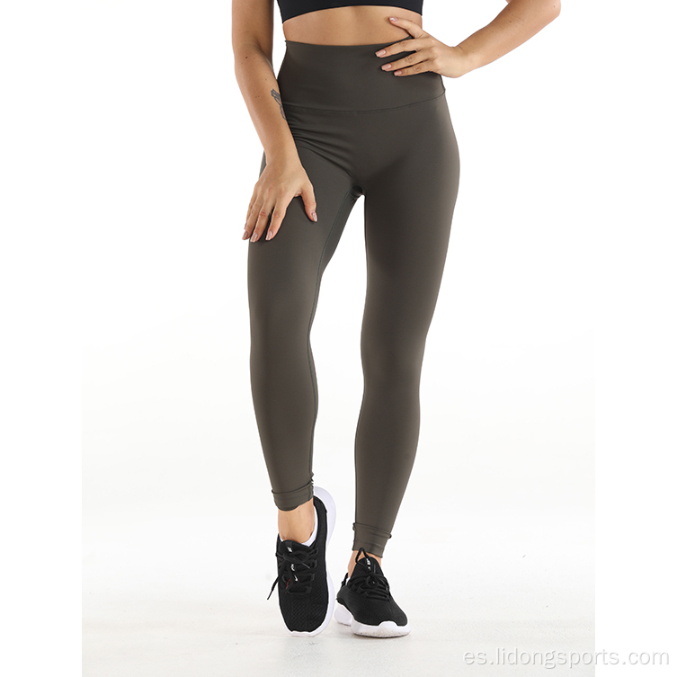 Nuevas llegadas de la moda Slumming Nylon Spandex Leggings