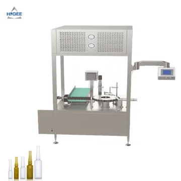 Small Vial Filling and Sealing Machine for Ampoules (2ml-20ml) with Labeling