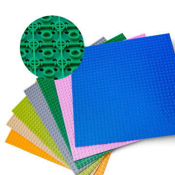 Piastre da base 32x32 colorate: blocchi per la scena fai -da -te per bambini - blocchi di giocattoli MOC a doppia faccia da 25,5x25,5 cm