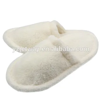 white velvet hotel slipper wholesale factory