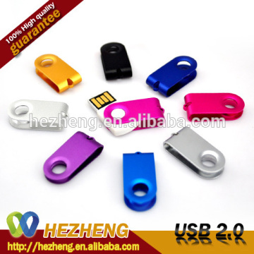 Mini Swivel USB Key Novelty Plastic Pendrive 1GB With CE/Rohs flash disk Lipstick Customized
