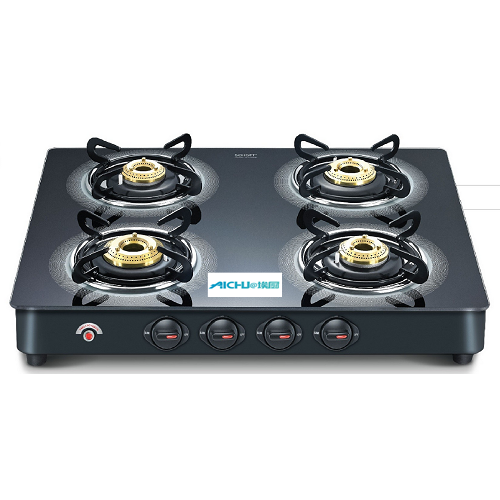 Auto Gas Stove With Plus Schott Glass Top