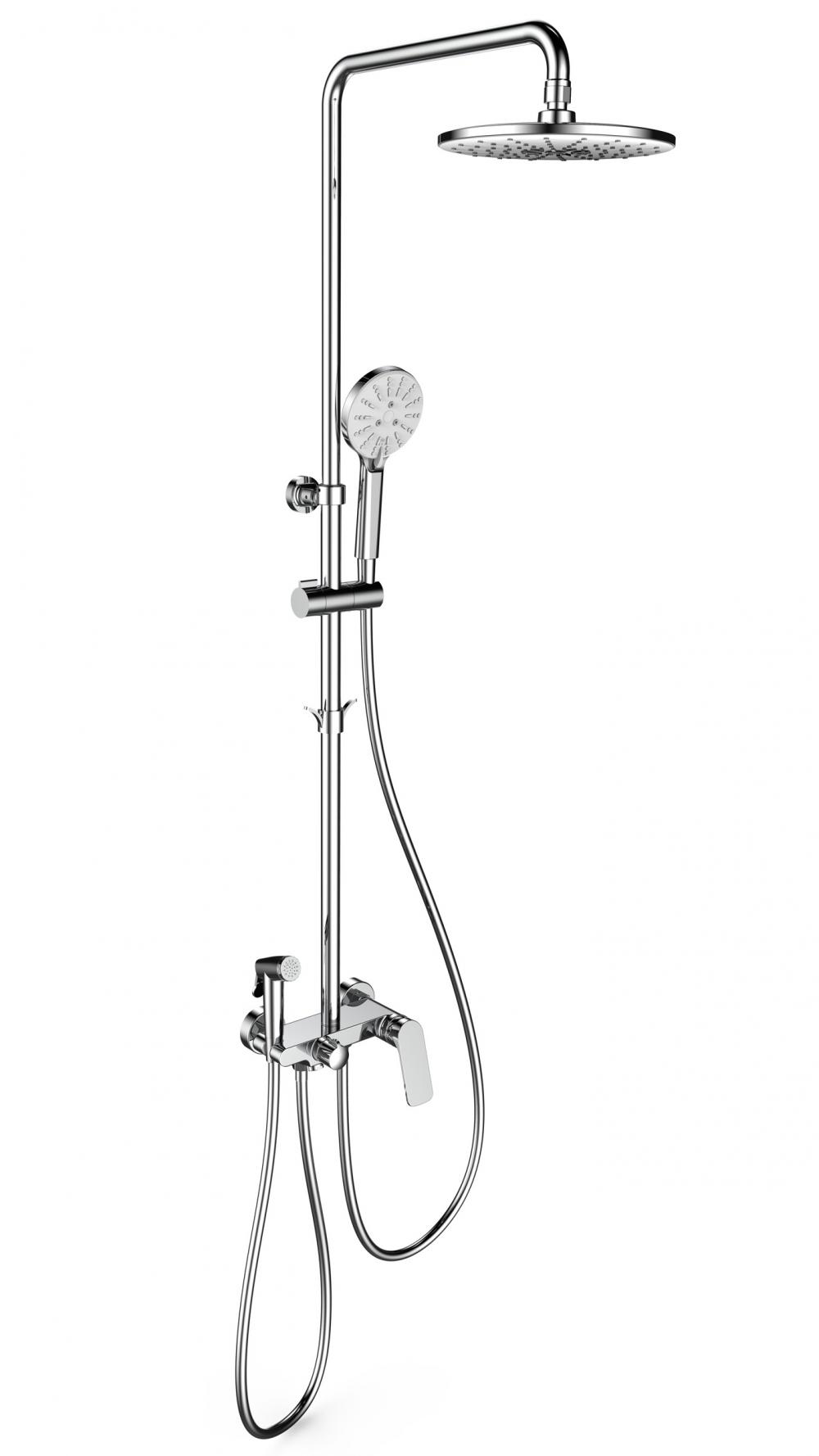 Bathroom Shower System With Handheld and spray