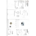CVD သစ်တော်သီးကိုဖြတ်တောက်ခြင်း 5.58ct အီး VS1 2x Lab Grown Diamond