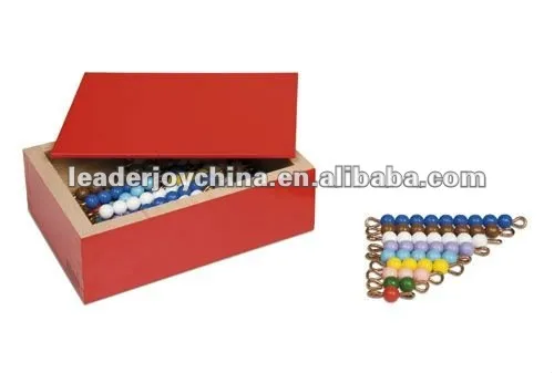 Educational toys for kids montessori short bead Stairs