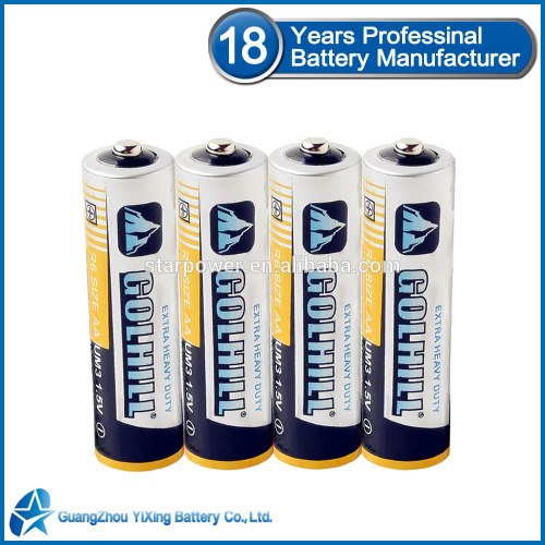 Zinc Carbon Battery Um3 1.5v Aa Primary Battery, High Quality Zinc