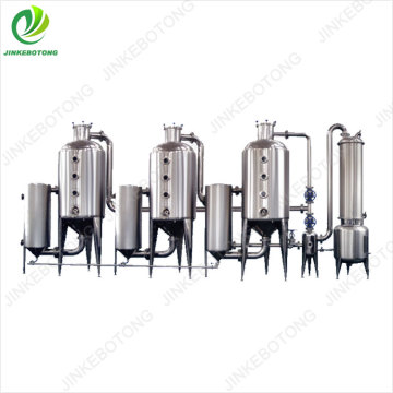 Single effect concentration evaporator concentrates well